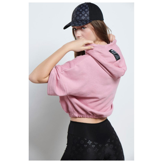 Bodytalk Γυναικείο κοντομάνικο φούτερ Loose